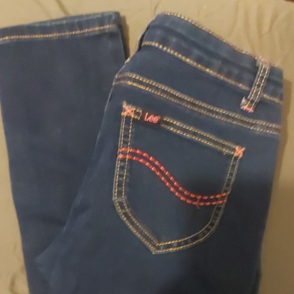 Classic Blue Girls Lee Jeans